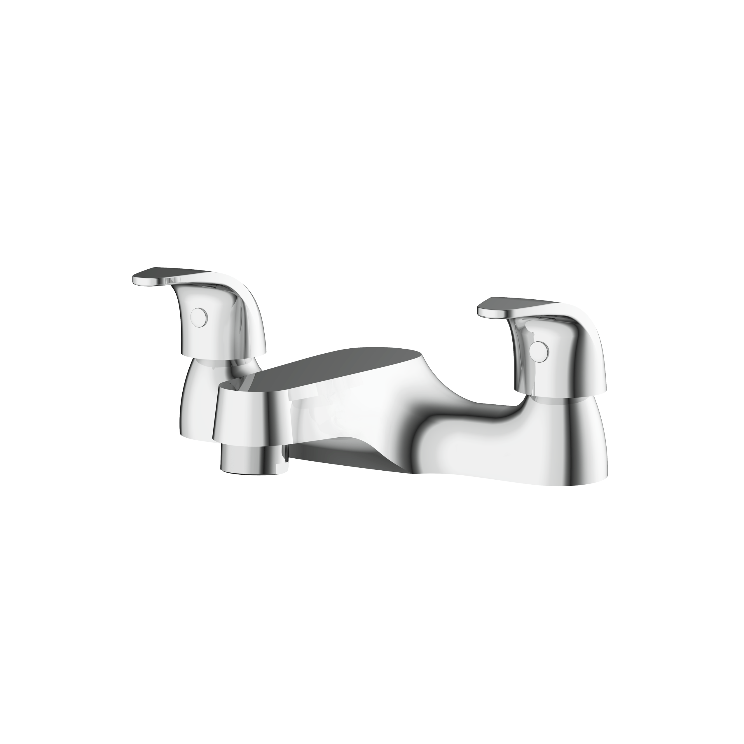 Aqualla Eco 2 Tap Hole Deck Mounted Bath Filler