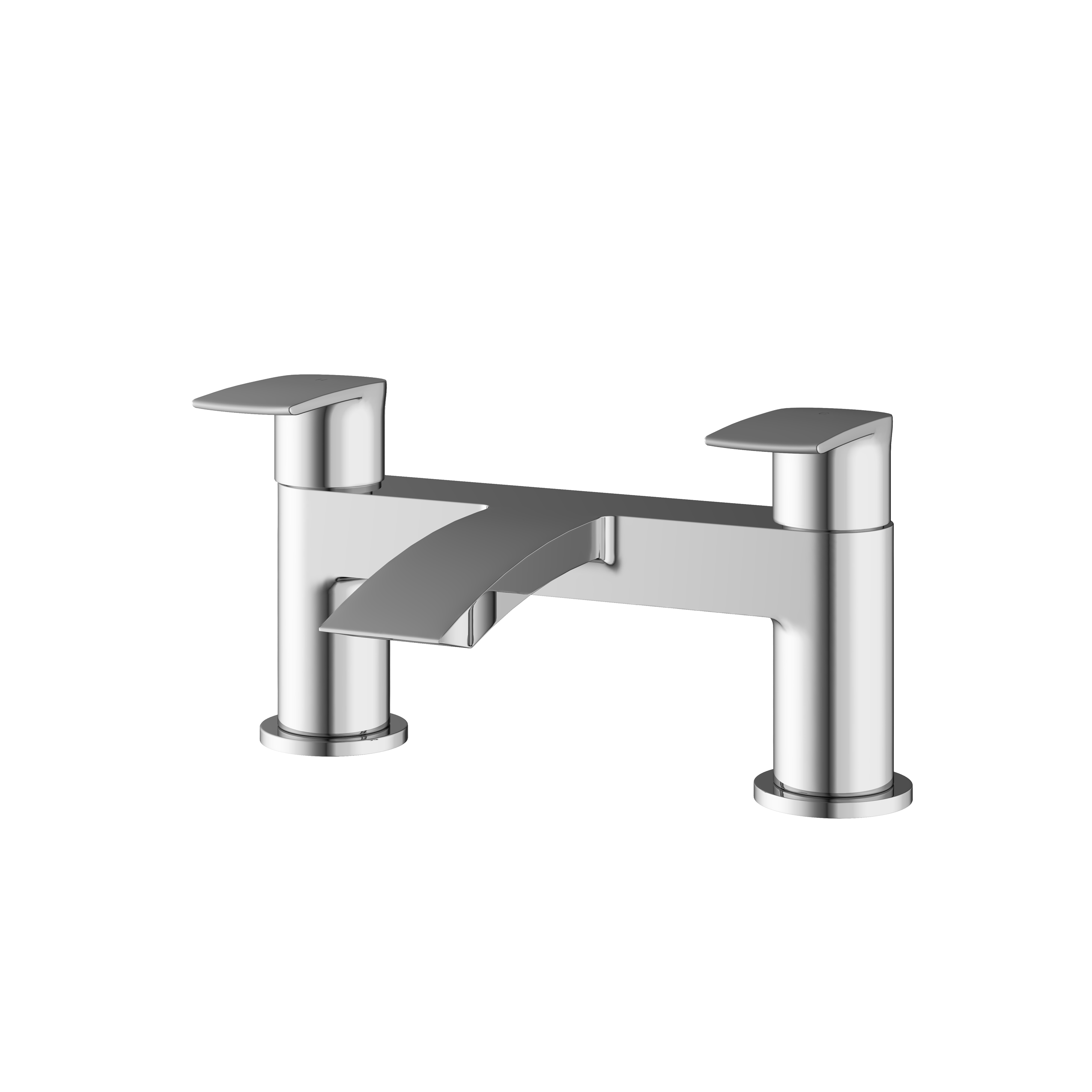 Aqualla Fyn 2 Tap Hole Deck Mounted Bath Filler
