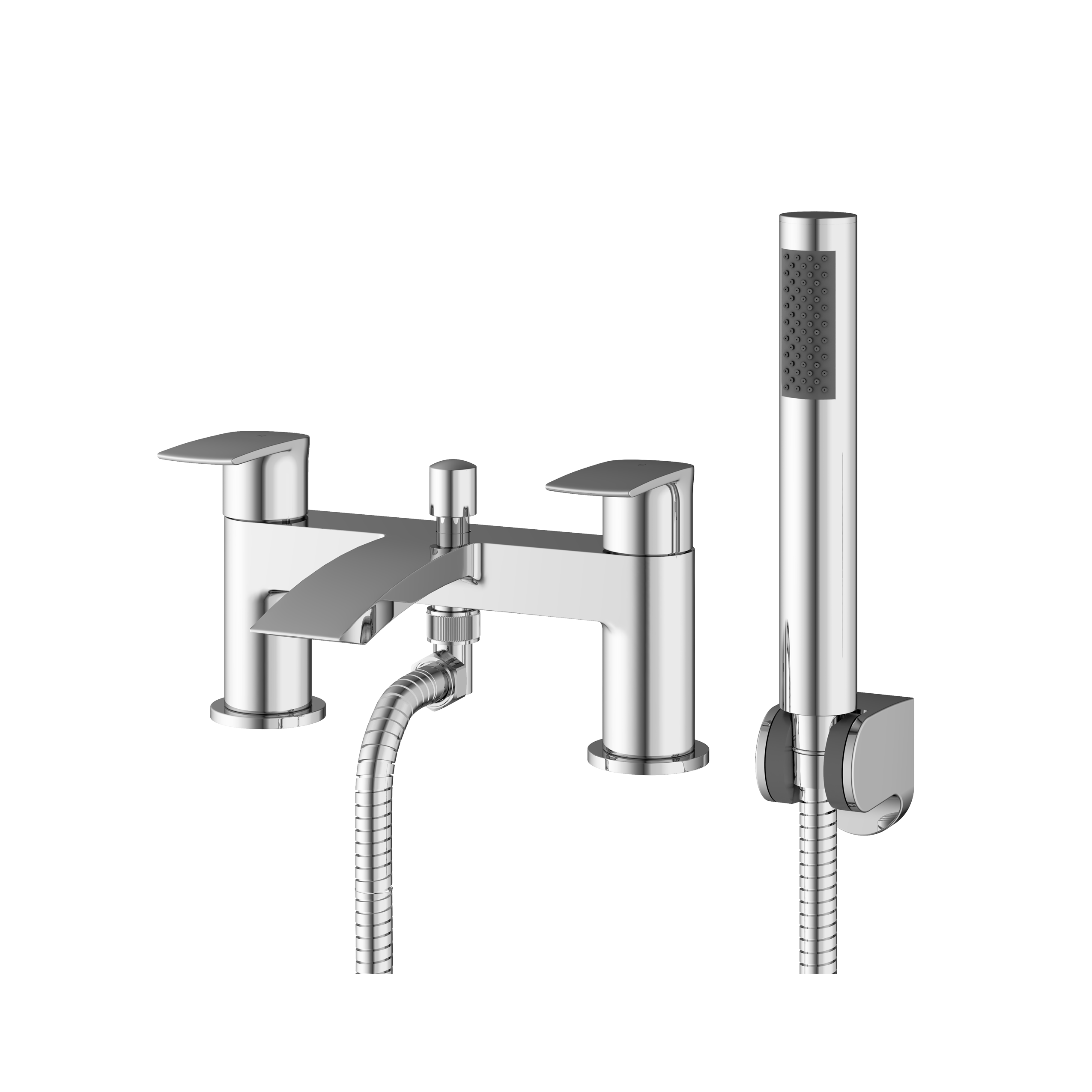 Aqualla Fyn 2 Tap Hole Deck Mounted Bath/Shower Mixer