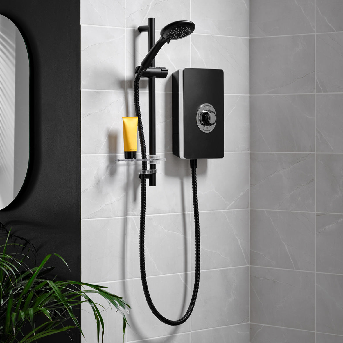 Triton Aspirante 9.5kw Matt Black Electric Shower