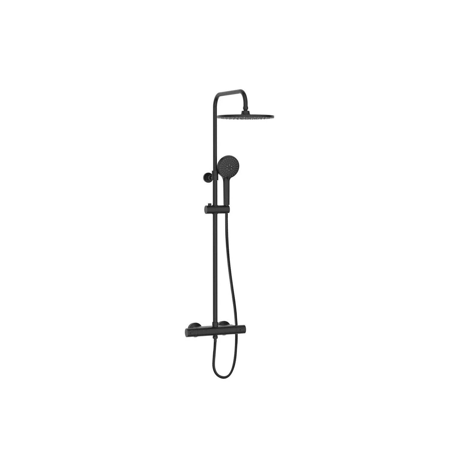 Bristan Buzz Thermostatic Adjustable Rigid Riser Diverter Bar Shower