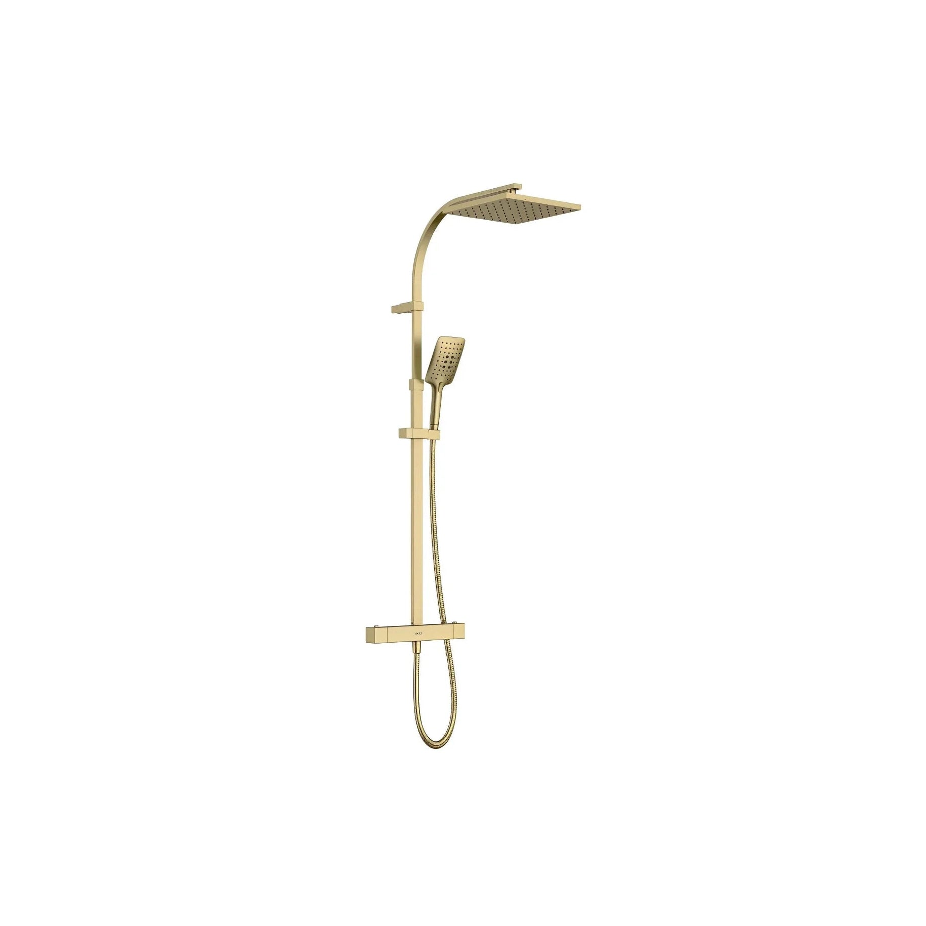 Bristan Qubo Thermostatic Adjustable Rigid Riser Diverter Bar Shower