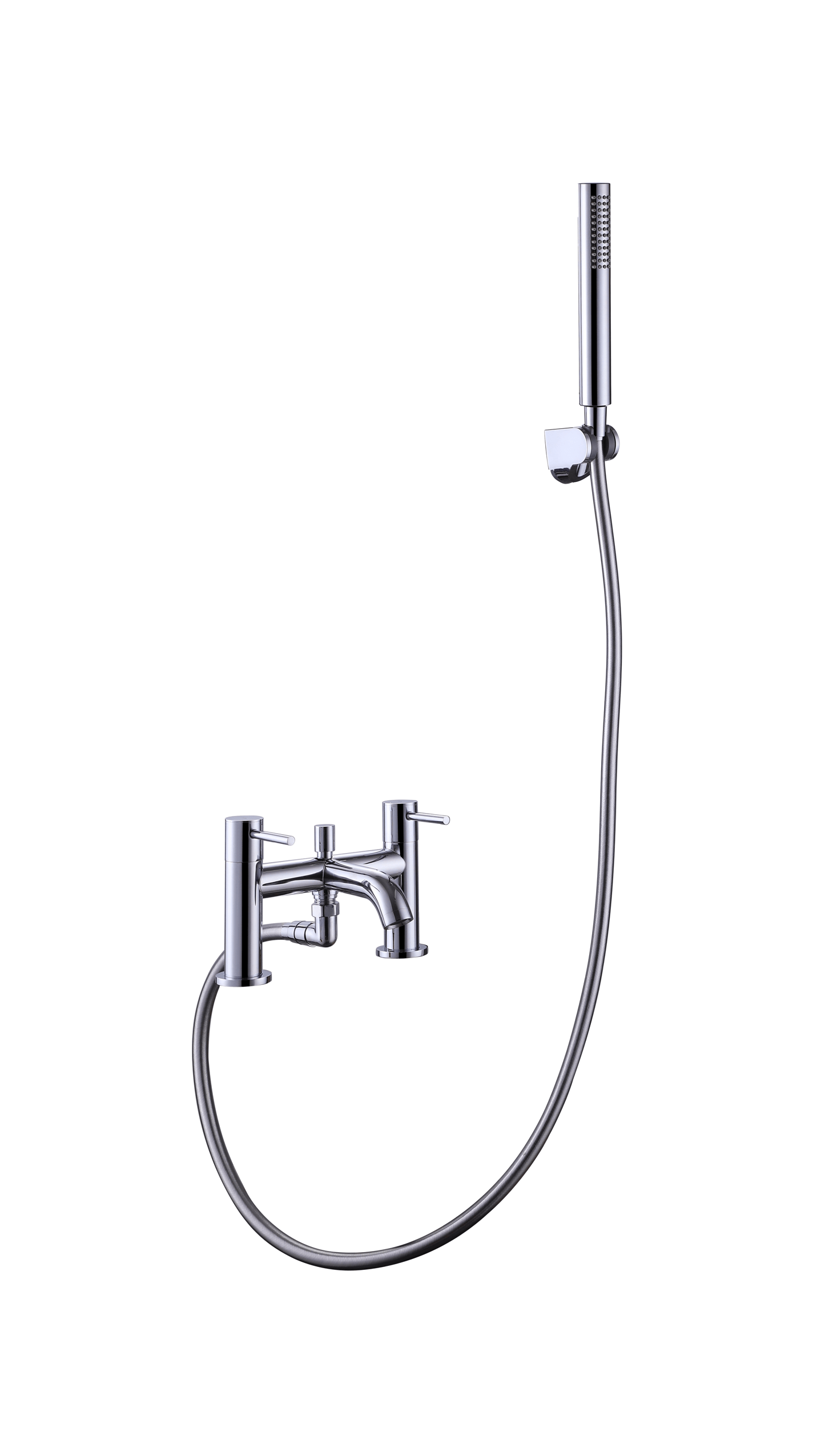 Kristen Pier 2 Tap Hole Deck Mounted Bath/Shower Mixer