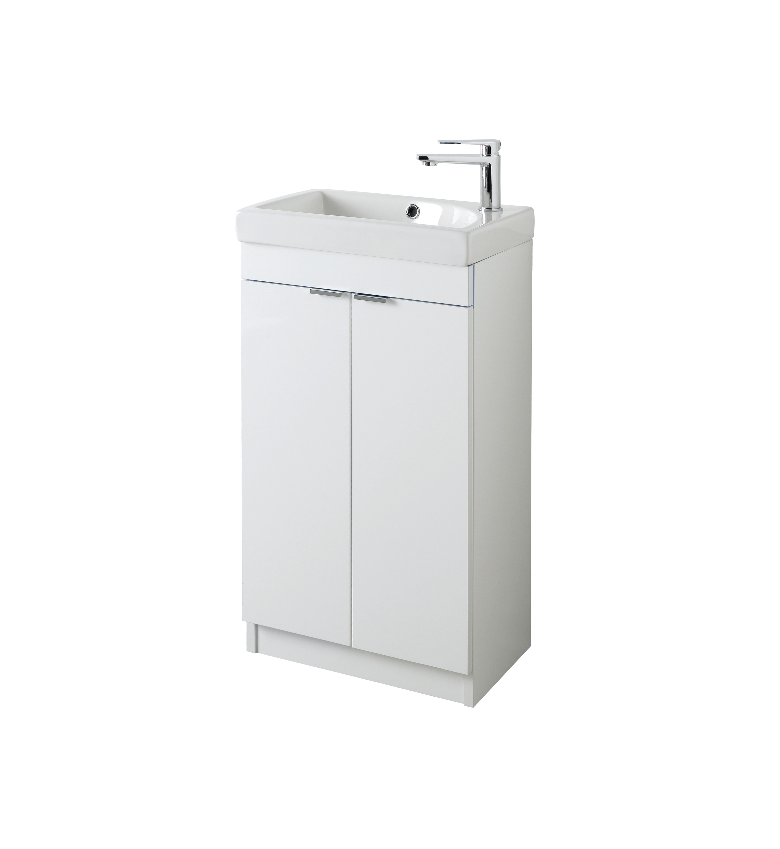RT Large Faro Short Projection Standing Unit & 1 Tap Hole Ceramic Basin