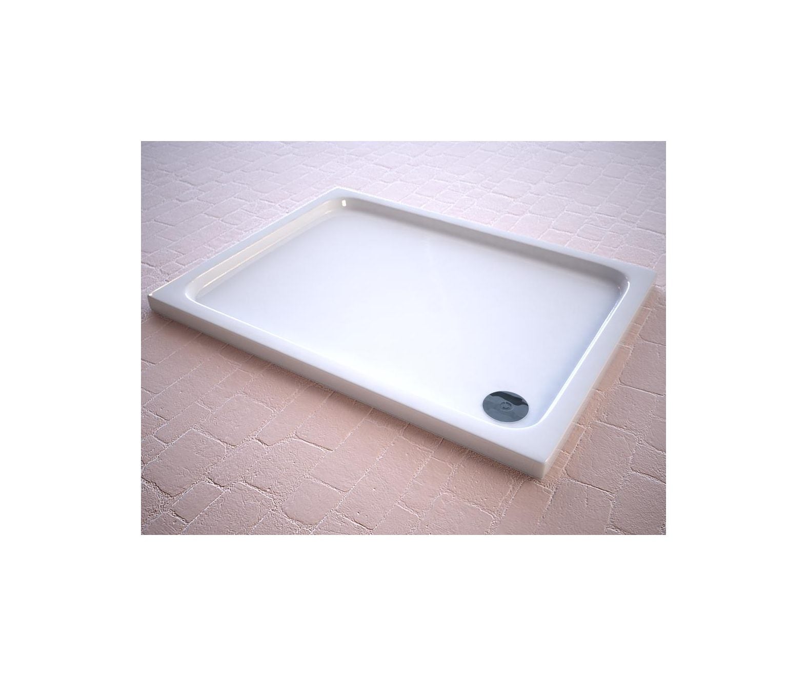 Spajet Rectangle Gloss White Shower Tray